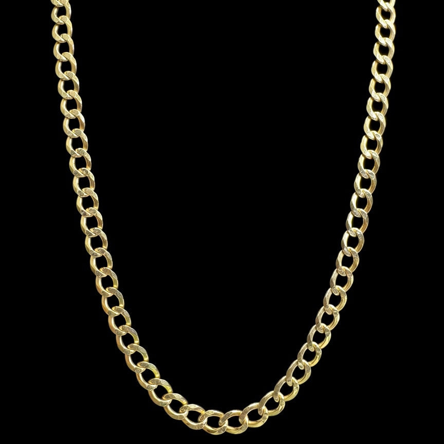 925 SILVER CUBAN CHAIN  (26.8GR 6MM 24")