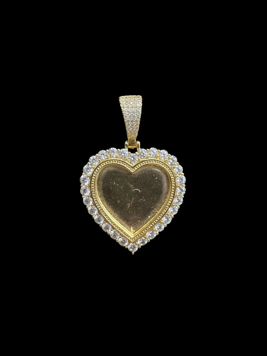 925 HEART PENDANT CUBIC ZIRCONIA (15GR)