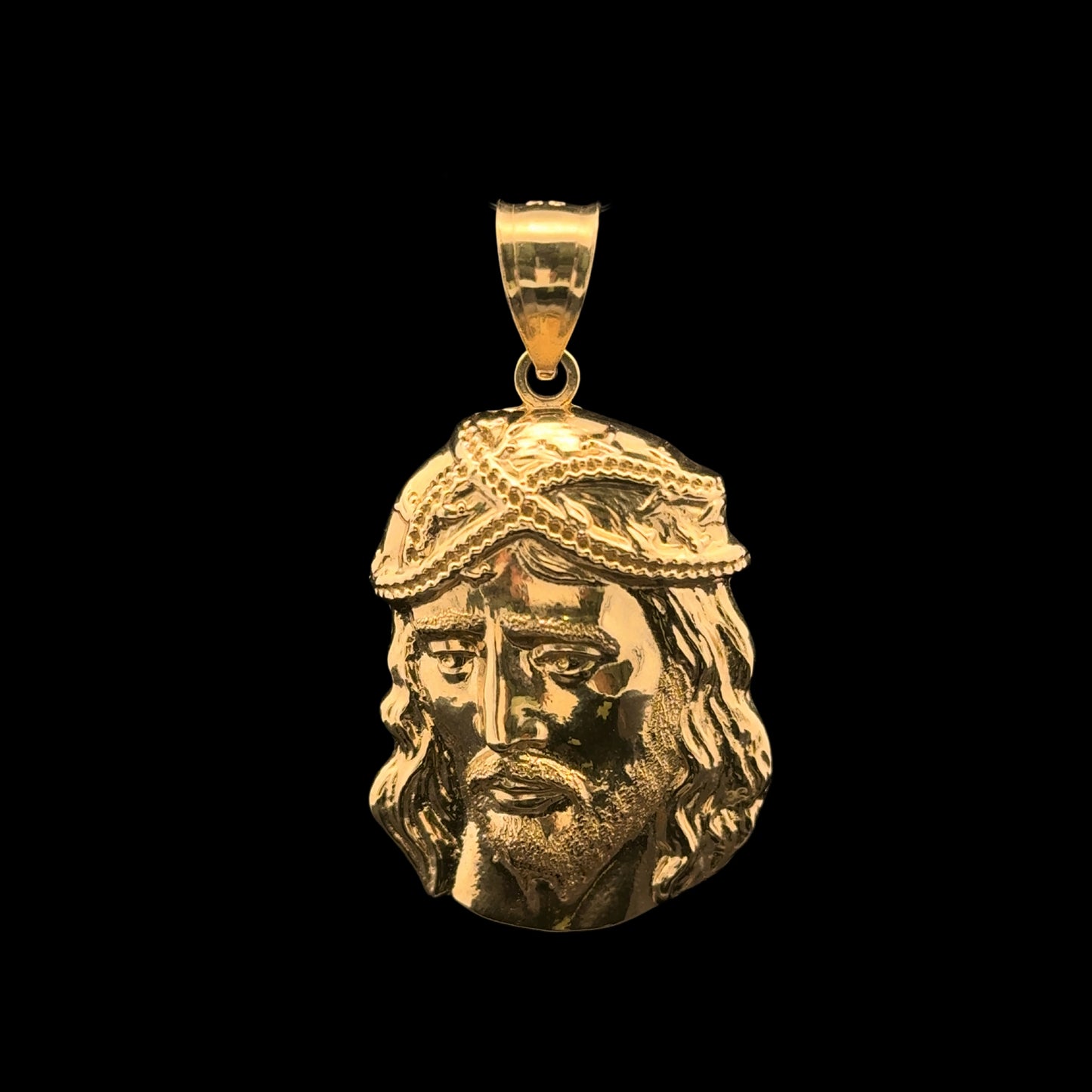 PENDANT CABEZA JESUS 5.7GR 14K 4.5CM