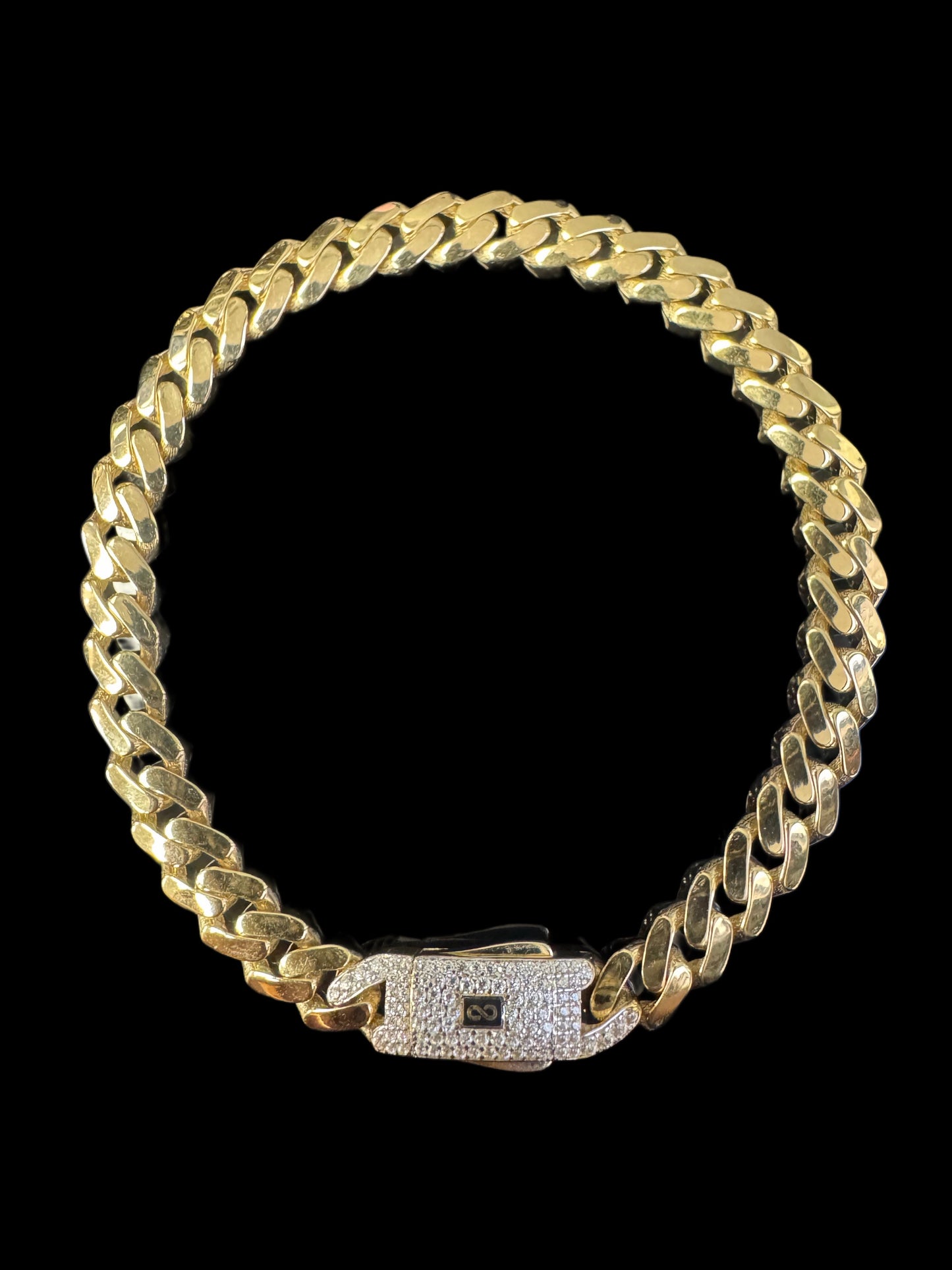 BRACELET MONACI HOLLOW 8GR 7MM 14K 8"