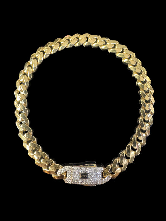 BRACELET MONACI HOLLOW 8GR 7MM 14K 8"