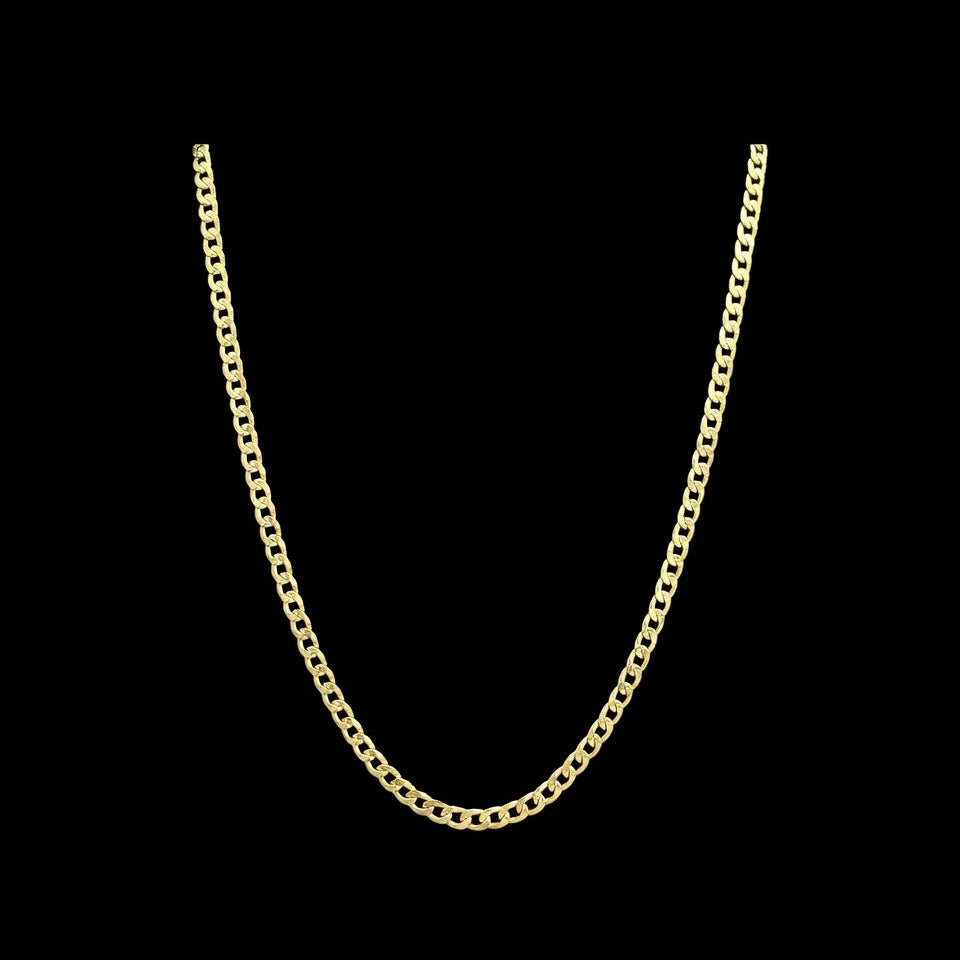 925 SILVER CUBAN CHAIN (12.8GR 4MM 24")