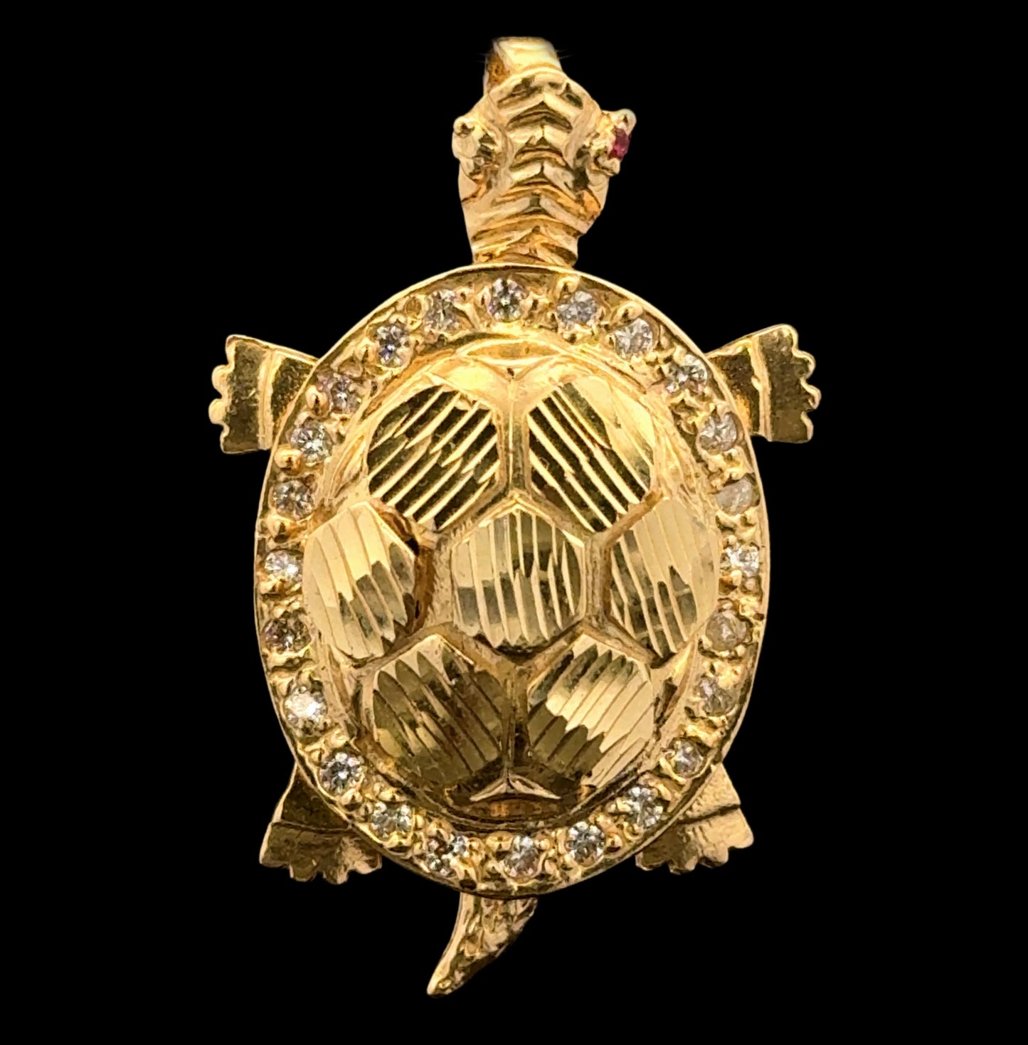 PENDANT TORTUGA CZ 5GR 14K