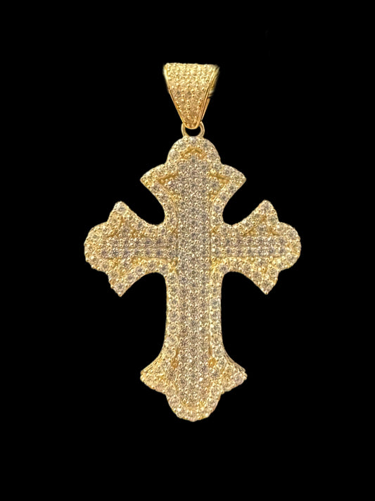 PENDANT CRUZ CHROME CZ  8.4GR 14K