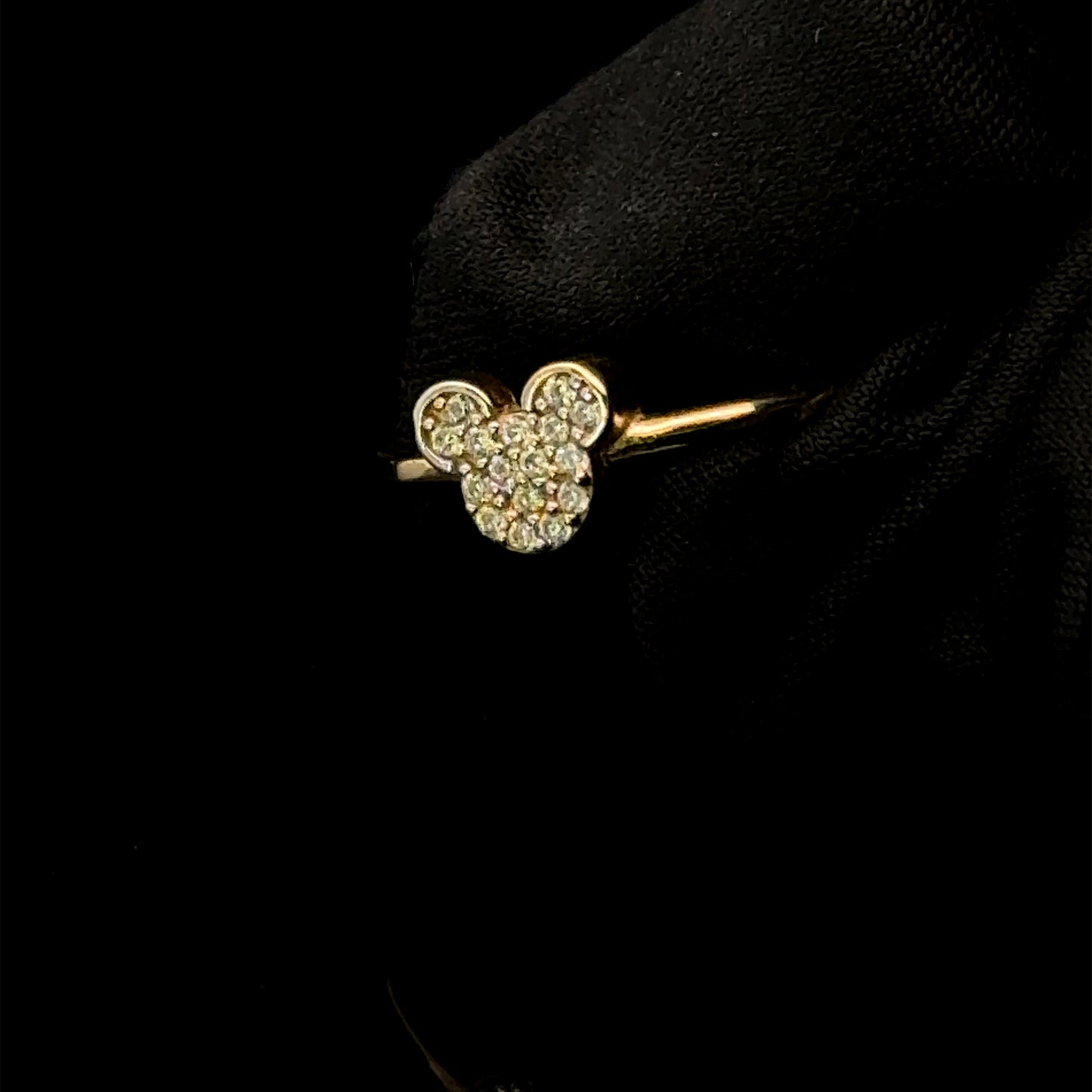 ANILLO MINNIE CZ 1GR 14K 7"