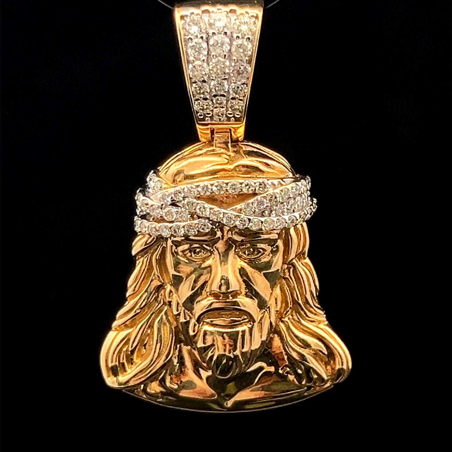 Pieza Jesús Oro Amarillo 0.62CT 8.9GR 14K