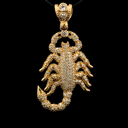 PENDANT ESCORPION CZ 6.2GR 14K