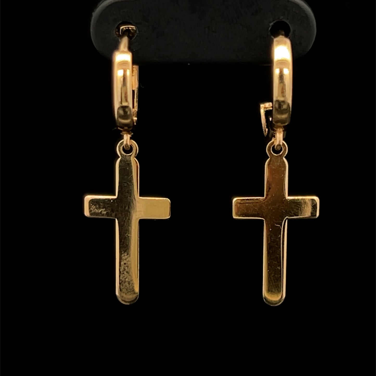 ARETES ARO CRUZ BIG 14K