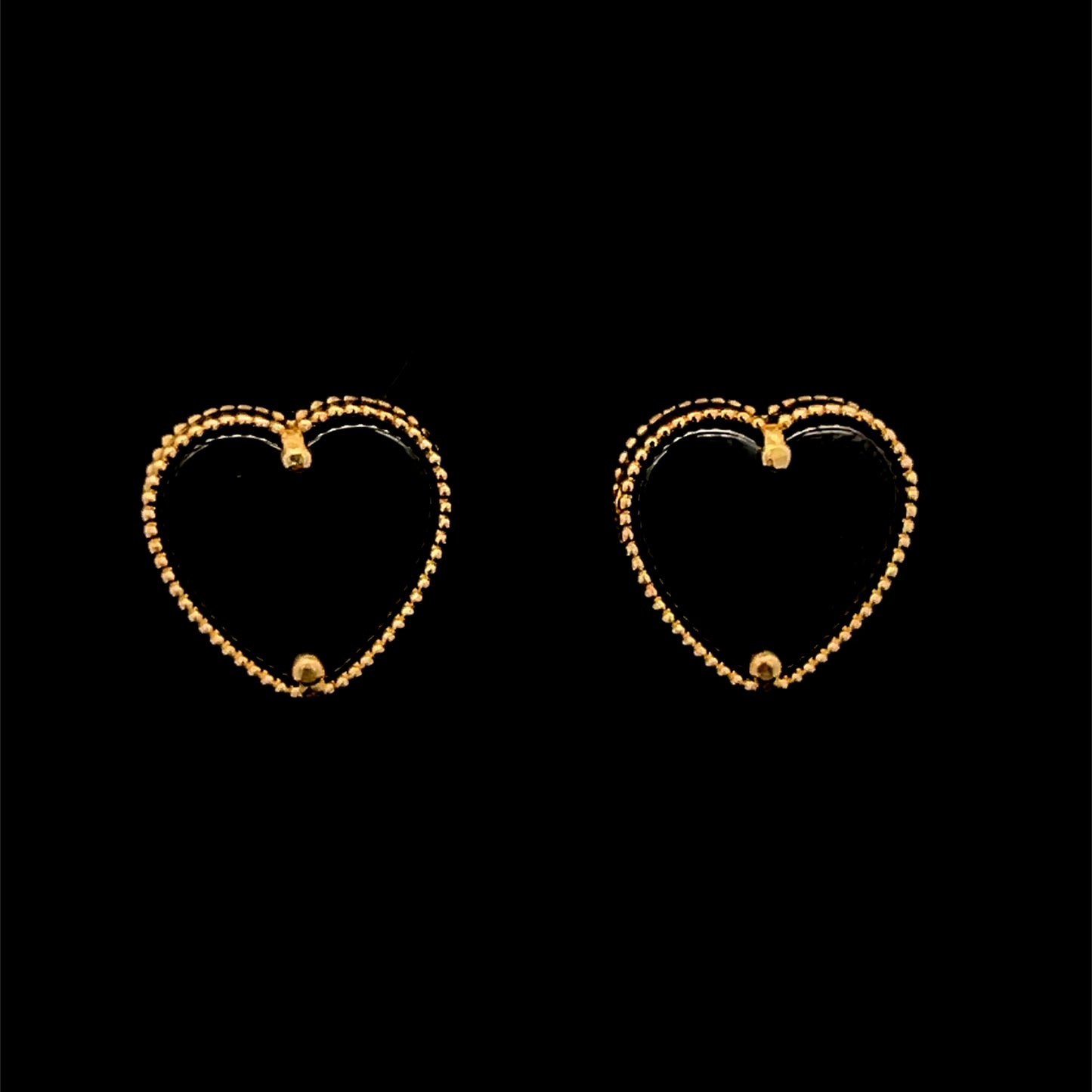 ARETES CORAZON 14K