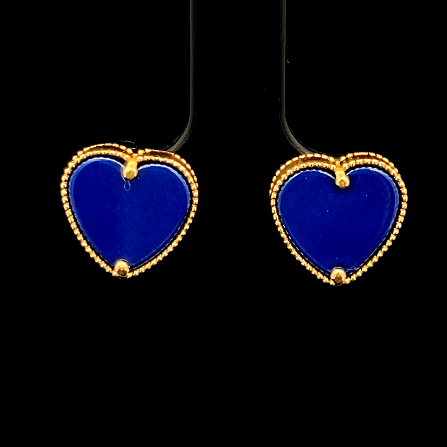 ARETES CORAZON 14K