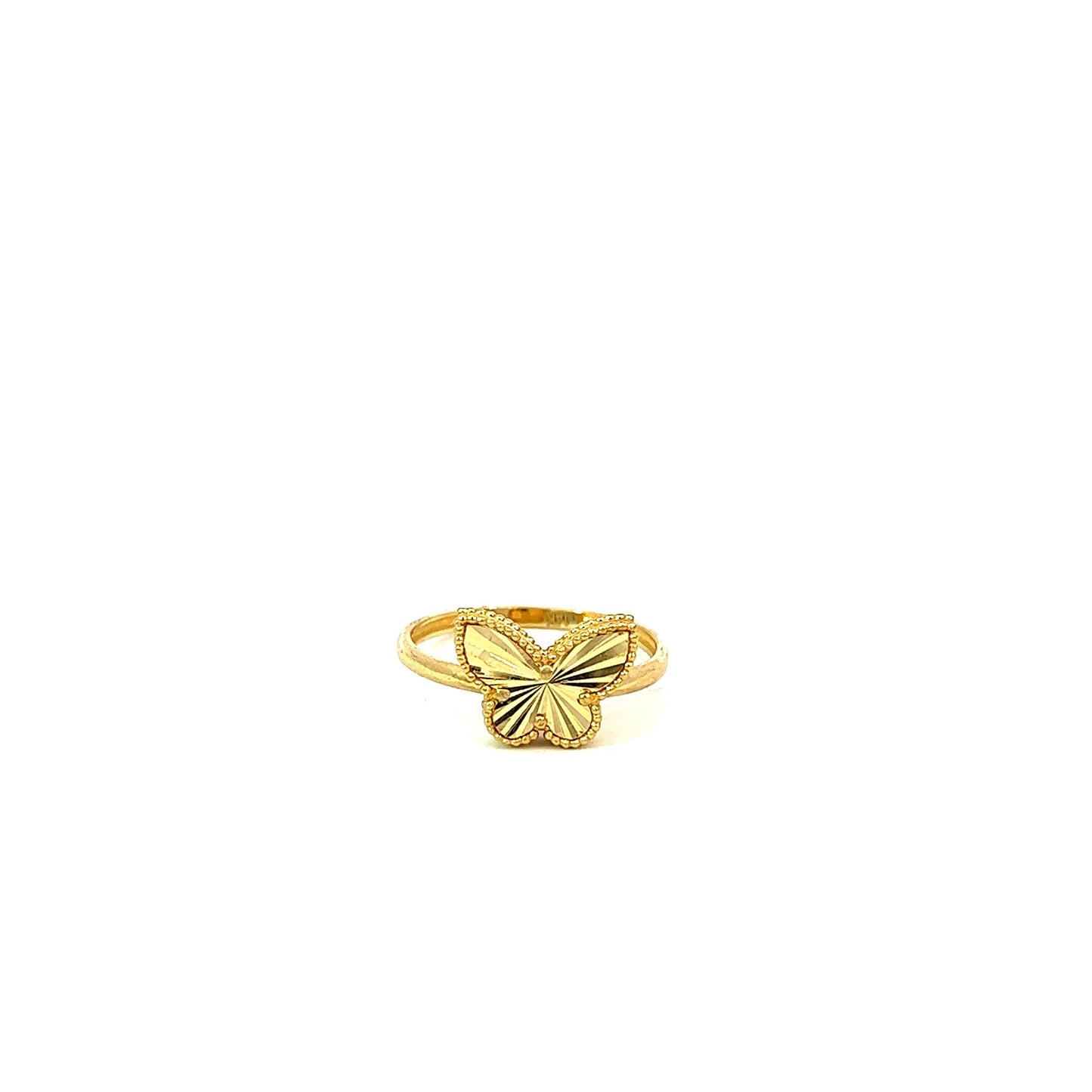 Anillo Mariposa Oro Amarillo 1.5GR 14K 6.5"