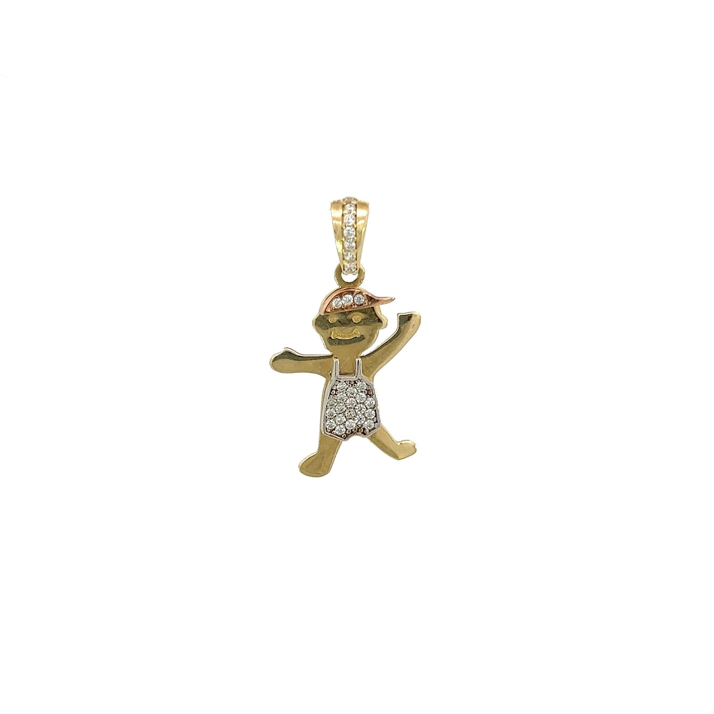 PENDANT NINOS CZ 1.4GR 14K